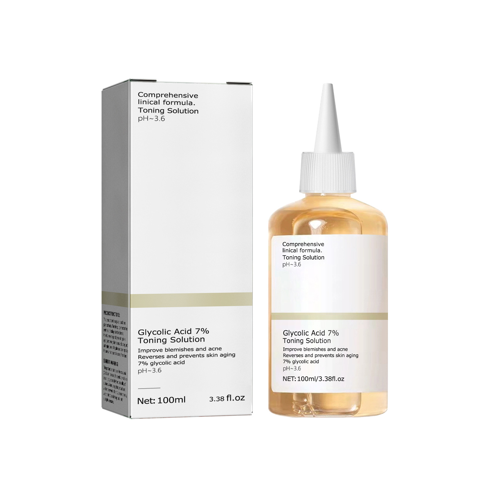 Centella Asiatica Toner - 100ml Glycolic Acid 7% Toning Solution