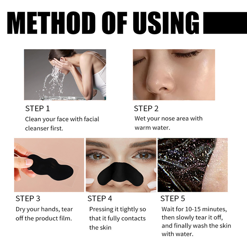 10/20/50/100PCS Nose Blackhead - đánh giá và giá Charcoal Pore Strip