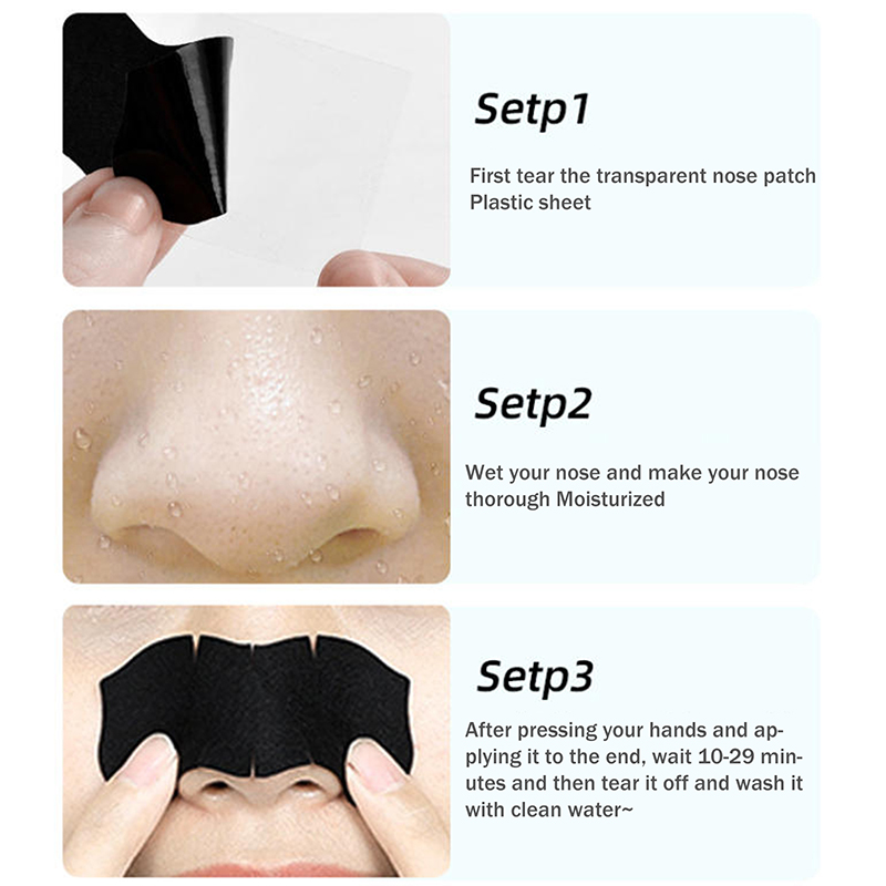 5/15/25/50 Pcs Bamboo Charcoal - đánh giá và giá Charcoal Pore Strip