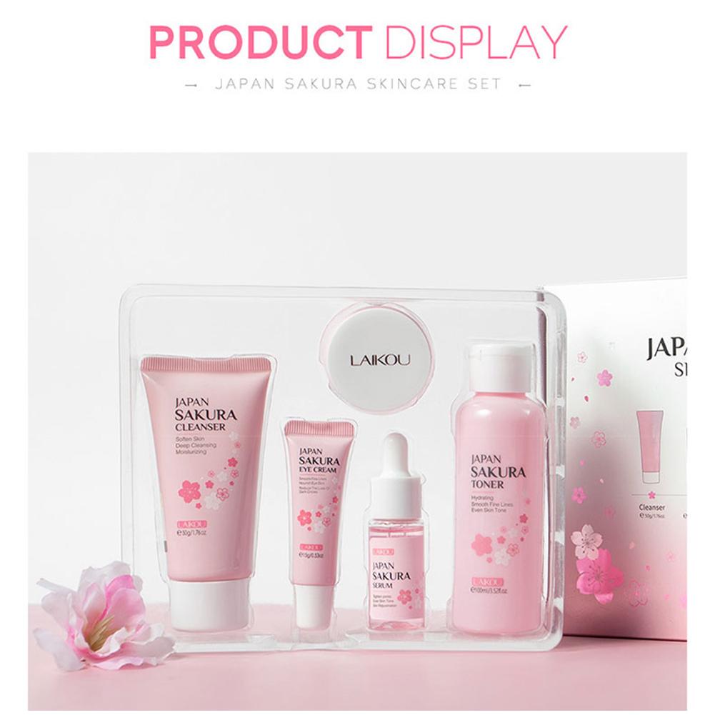 5/3pcs/Set Sakura Skin Care Se - đánh giá và giá Skincare Scora