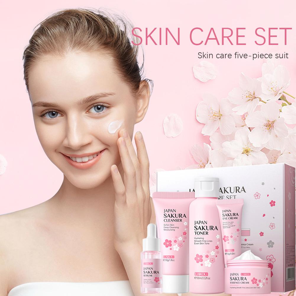 5/3pcs/Set Sakura Skin Care Se - đánh giá và giá Skincare Scora