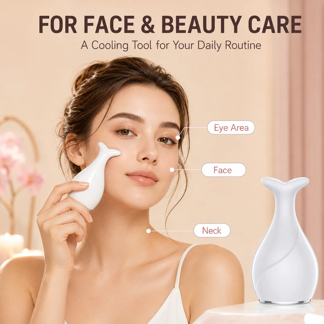 Fish Tail Ice Roller Facial Ma - đánh giá và giá Skincare Scora